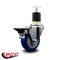 Service Caster 3.5'' Blue Poly Swivel 1-7/8'' Expanding Stem Caster with Brake SCC-EX20S3514-PPUB-BLUE-PLB-178 - alternate 3